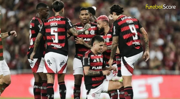 Flamengo arrasa Fortaleza antes do Mundial e retoma a liderança do Brasileirão